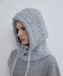 HALDEN（ハルデン）の「mild hairy balaclava (C057_grey)（ニットキャップ/ビーニー）」