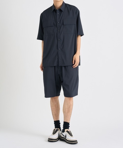 WHITE MOUNTAINEERING(ホワイトマウンテニアリング)の「【White Mountaineering】WIDE SHORT PANTS(その他パンツ・メンズ・ネイビー/ブラック・1/2)」の14枚目の写真