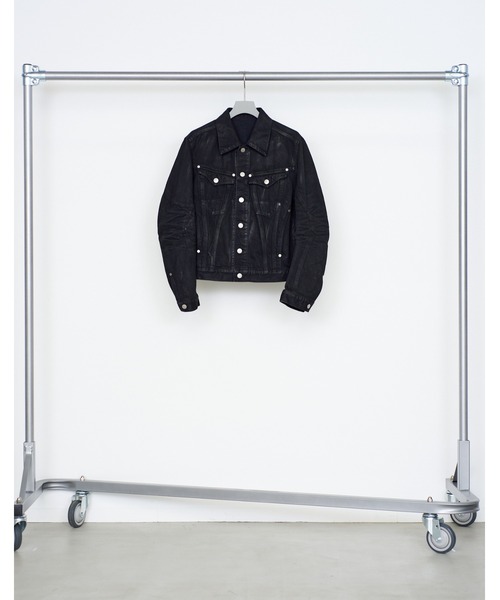 NVRFRGT(ネヴァーフォーゲット)の「DENIM TRUCKER JACKET(デニムジャケット・メンズ・ブラック・2)」の5枚目の写真