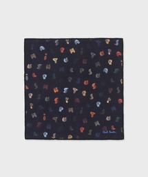 PS Paul Smith（ピーエスポールスミス）の「“Cray Stamps” タオルハンカチ【260367 THANK】（ハンカチ/ハンドタオル）」