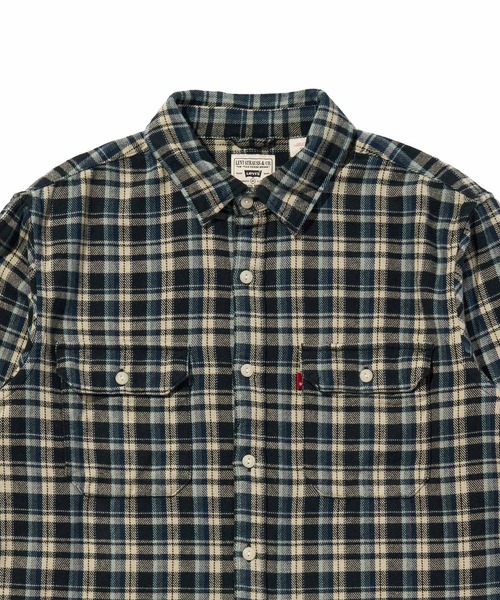 Levi's(リーバイス)の「Levi's/リーバイス ジャクソン ワーカー オーバーシャツ(シャツ/ブラウス・メンズ・ブルー・S/XL/L/M)」の6枚目の写真