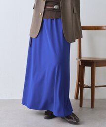 【接触冷感/紫外線防止/セットアップ可能】カットバイアススカート
