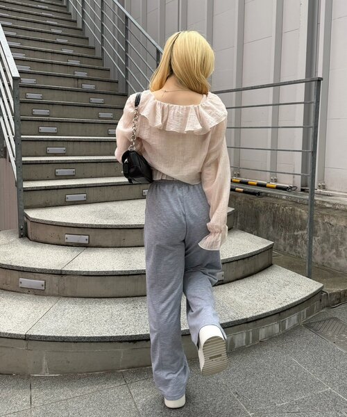 continuer de NICE CLAUP（コンティニューデナイスクラップ）の「ラッフルボレロ&キャミset（シャツ/ブラウス・レディース・ブラック/ブラウン/ピンク/ベージュ系その他/ブルー系その他・FREE）」の22枚目の写真