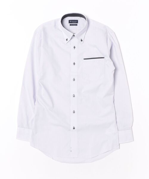 TOKYO SHIRTS(トウキョウシャツ)の「【超形態安定】【吸水速乾】 形態安定ノンアイロン ボタンダウン 長袖ビジネスワイシャツ(ビジネスシャツ・メンズ・グレー・首回り37cm-裄丈80cm/首回り37cm-裄丈84cm/首回り39cm-裄丈80cm/首回り39cm-裄丈84cm/首回り41cm-裄丈82cm/首回り41cm-裄丈86cm/首回り42cm-裄丈82cm/首回り42cm-裄丈86cm/首回り43cm-裄丈82cm/首回り43cm-裄丈86cm)」の6枚目の写真