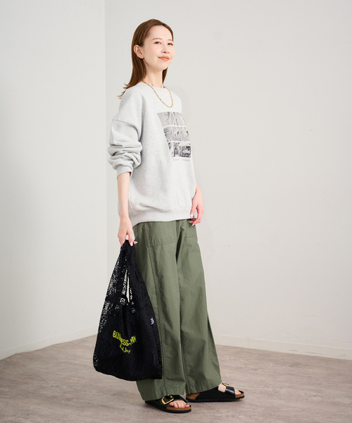 U by SPICK&SPAN（ユーバイスピックアンドスパン）の「LY / エルワイ Souk Bag（トートバッグ・レディース・ブラック/ホワイト・FREE）」の4枚目の写真