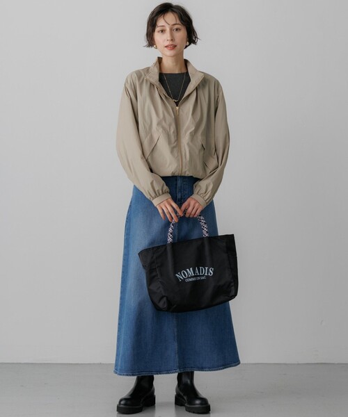 23区（ニジュウサンク）の「ライトナイロンタイプライター 2WAYアノラックブルゾン（ナイロンジャケット・レディース・ブラック系/モスグリーン系/ダークブラウン系・36/38）」の8枚目の写真