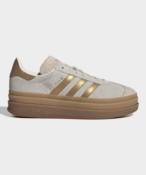 adidas(アディダス)の「ガゼル / Gazelle / GAZELLE BOLD / 厚底スニーカー / アディダスオリジナルス adidas Originals(スニーカー・レディース・ベージュ系その他・26.5cm/26.0cm/25.5cm/25.0cm/24.5cm/24.0cm/28.0cm/27.5cm/27.0cm/23.5cm/23.0cm/22.5cm/22.0cm)」の1枚目の写真