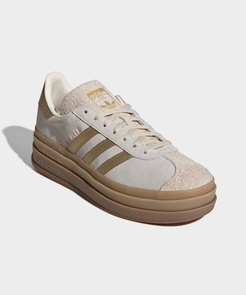adidas(アディダス)の「ガゼル / Gazelle / GAZELLE BOLD / 厚底スニーカー / アディダスオリジナルス adidas Originals(スニーカー・レディース・ベージュ系その他・26.5cm/26.0cm/25.5cm/25.0cm/24.5cm/24.0cm/28.0cm/27.5cm/27.0cm/23.5cm/23.0cm/22.5cm/22.0cm)」の4枚目の写真