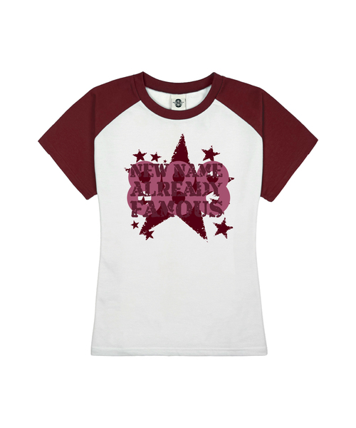 PRIMATE(プライメイト)の「ROUGH レディース スリムフィットラグラン半袖Tシャツ 5 COLORS(Tシャツ/カットソー・レディース・ブラック/ワイン/ネイビー/グリーン/ミックスグレー・FREE)」の5枚目の写真