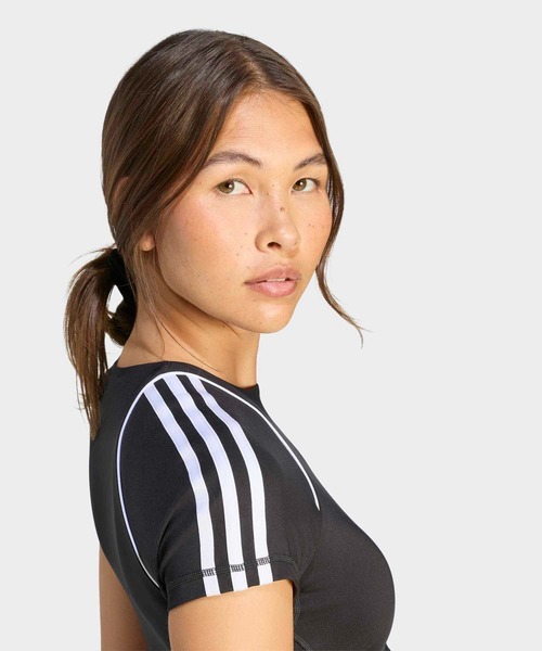 adidas by Stella McCartney(アディダスバイステラマッカートニー)の「アディダス オリジナルス スポーツ SST ブラTシャツ / アディダス adidas(Tシャツ/カットソー・レディース・ブラック・SMALL/MEDIUM/LARGE/X-LARGE/XX-LARGE/X-SMALL)」の10枚目の写真