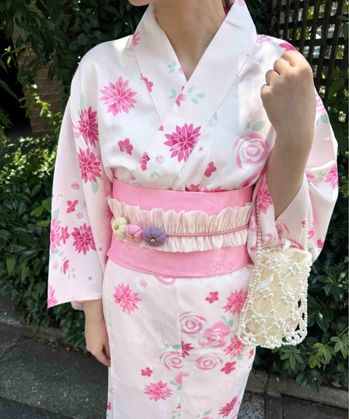 WEGO(ウィゴー)の「26夏トレンド帯付き浴衣 【2種】セパレート&一枚浴衣(浴衣・レディース・その他2/その他1/その他3/その他4/その他5/その他6・FREE)」の2枚目の写真