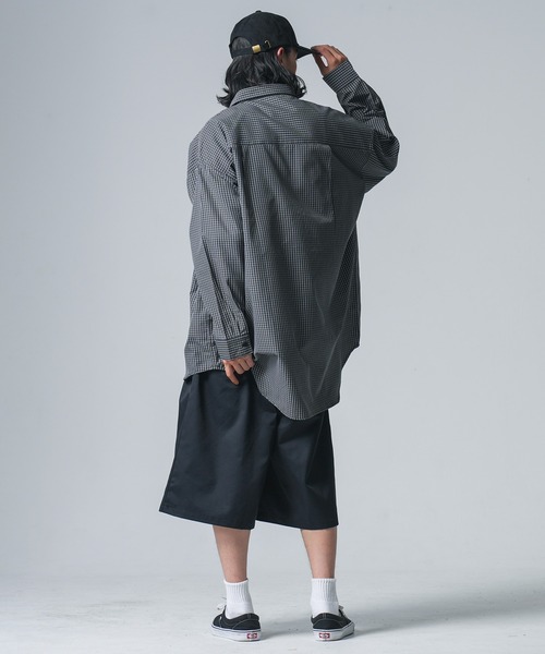 MDR(エムディアール)の「グラフチェックワイドシャツ(シャツ/ブラウス・メンズ・ブラック・M/L)」の5枚目の写真