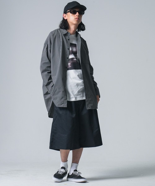 MDR(エムディアール)の「グラフチェックワイドシャツ(シャツ/ブラウス・メンズ・ブラック・M/L)」の6枚目の写真