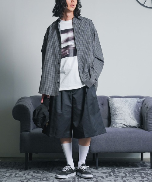 MDR(エムディアール)の「グラフチェックワイドシャツ(シャツ/ブラウス・メンズ・ブラック・M/L)」の9枚目の写真