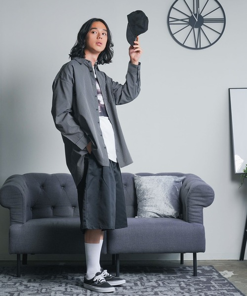 MDR(エムディアール)の「グラフチェックワイドシャツ(シャツ/ブラウス・メンズ・ブラック・M/L)」の10枚目の写真