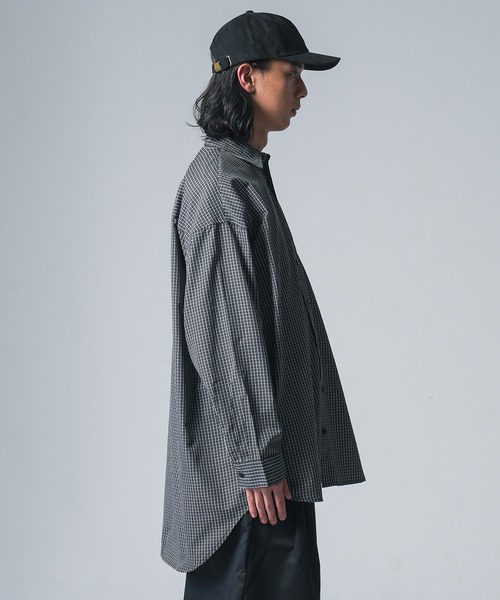 MDR(エムディアール)の「グラフチェックワイドシャツ(シャツ/ブラウス・メンズ・ブラック・M/L)」の13枚目の写真