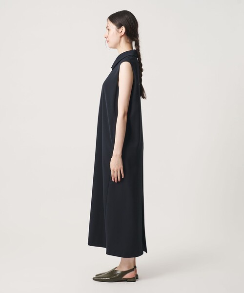 BEAUTY&YOUTH UNITED ARROWS(ビューティーアンドユースユナイテッドアローズ)の「【WEB限定 Wardrobe DAILY MINIMAL】ダブルクロス スキッパーワンピース ウォッシャブル(ワンピース・レディース・ブラック/ネイビー・M/S)」の13枚目の写真