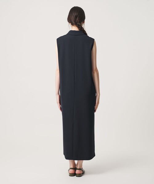BEAUTY&YOUTH UNITED ARROWS(ビューティーアンドユースユナイテッドアローズ)の「【WEB限定 Wardrobe DAILY MINIMAL】ダブルクロス スキッパーワンピース ウォッシャブル(ワンピース・レディース・ブラック/ネイビー・M/S)」の14枚目の写真