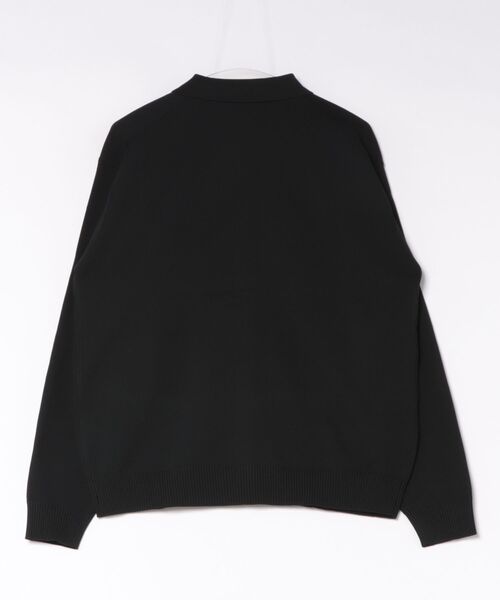coca(coca)(コカ)の「襟付きニットカーディガン(カーディガン/ボレロ・メンズ・ブラウン/ブラック・XL/M/L)」の3枚目の写真