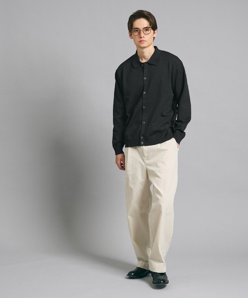 coca(coca)(コカ)の「襟付きニットカーディガン(カーディガン/ボレロ・メンズ・ブラウン/ブラック・XL/M/L)」の10枚目の写真
