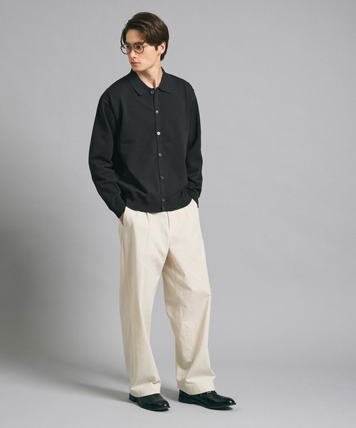 coca(coca)(コカ)の「襟付きニットカーディガン(カーディガン/ボレロ・メンズ・ブラウン/ブラック・XL/M/L)」の13枚目の写真