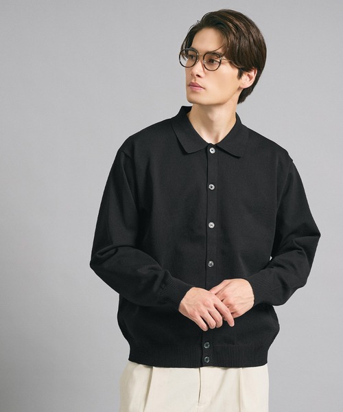 coca(coca)(コカ)の「襟付きニットカーディガン(カーディガン/ボレロ・メンズ・ブラウン/ブラック・XL/M/L)」の15枚目の写真
