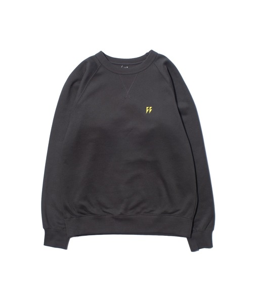 F/CE. (エフシーイー)の「F/CE. FLANNEL COTTON EMBROIDERY SWEAT / エフシーイー フランネル コットン エンブロイダリー スウェット(スウェット・メンズ・チャコール/ブラック・SMALL/MEDIUM/LARGE)」の1枚目の写真
