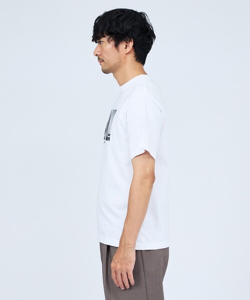 ABAHOUSE GRAY(アバハウスグレイ)の「【THE CITY】プリント 半袖Tシャツ(Tシャツ/カットソー・メンズ・ホワイト系その他2/ホワイト系その他/ホワイト・46/48)」の6枚目の写真