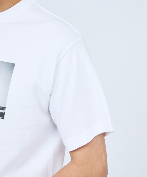 ABAHOUSE GRAY(アバハウスグレイ)の「【THE CITY】プリント 半袖Tシャツ(Tシャツ/カットソー・メンズ・ホワイト系その他2/ホワイト系その他/ホワイト・46/48)」の9枚目の写真