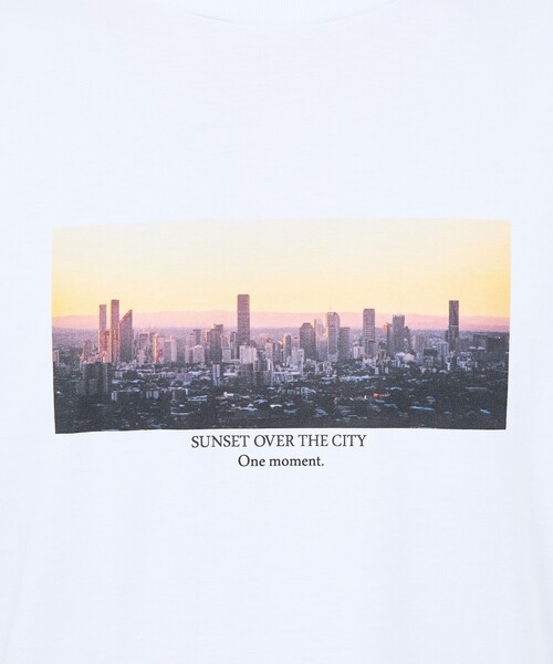 ABAHOUSE GRAY(アバハウスグレイ)の「【THE CITY】プリント 半袖Tシャツ(Tシャツ/カットソー・メンズ・ホワイト系その他2/ホワイト系その他/ホワイト・46/48)」の18枚目の写真