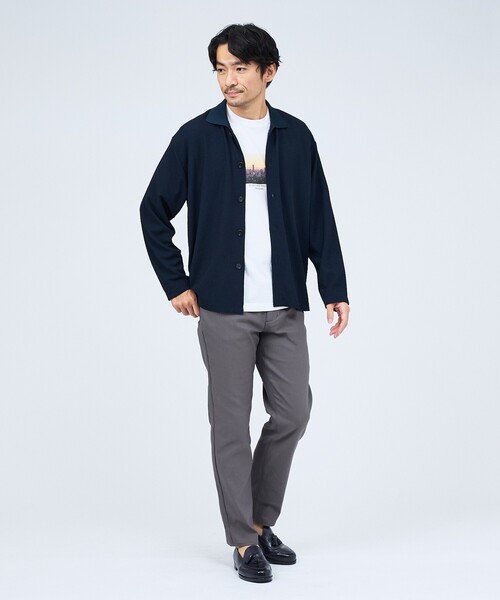 ABAHOUSE GRAY(アバハウスグレイ)の「【THE CITY】プリント 半袖Tシャツ(Tシャツ/カットソー・メンズ・ホワイト系その他2/ホワイト系その他/ホワイト・46/48)」の4枚目の写真