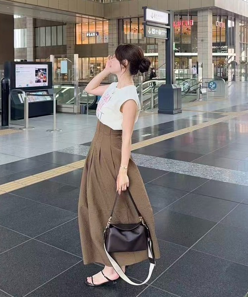 UNITED BASE（ユナイテッドベース）の「【Yuko】コラボ 上品な印象のショルダーバッグ（ショルダーバッグ・レディース・ブラック/ブラウン・FREE）」の22枚目の写真