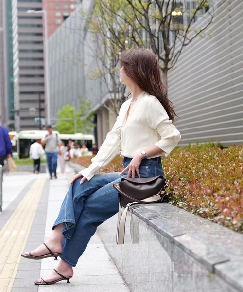 UNITED BASE（ユナイテッドベース）の「【Yuko】コラボ 上品な印象のショルダーバッグ（ショルダーバッグ・レディース・ブラック/ブラウン・FREE）」の16枚目の写真