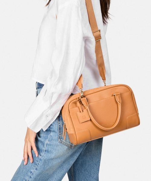 COLE HAAN（コールハーン）の「ビバリー スモール サッチェル womens（ハンドバッグ・レディース・ブラウン・OSFA）」の2枚目の写真