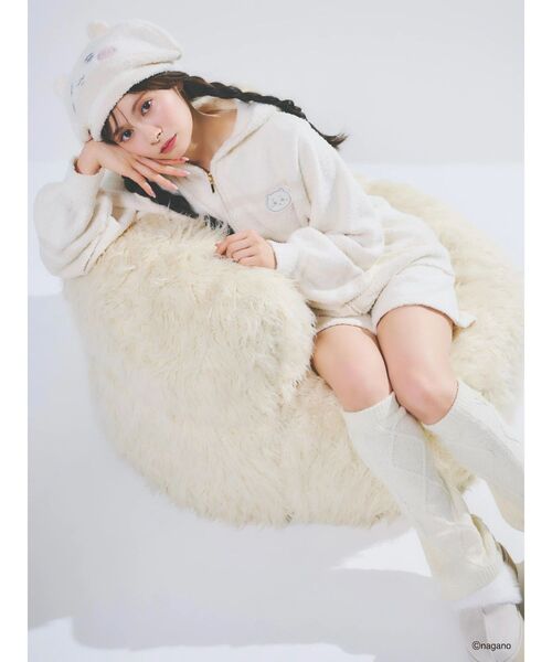 dazzlin(ダズリン)の「【ちいかわ/dazzlin specialcollection】モコモコルームウエアセット(ルームウェア/パジャマ・レディース・ピンク・FREE)」の6枚目の写真