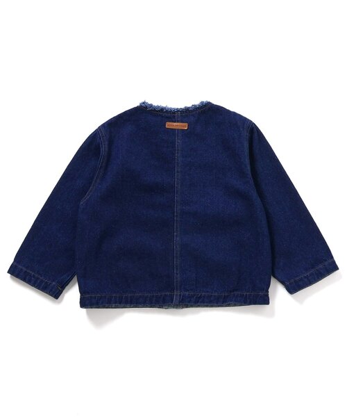 apres les cours(アプレレクール)の「ハートポケットワークデニムジャケット(デニムジャケット・キッズ・インディゴブルー・140/130/120/110/100/90)」の7枚目の写真