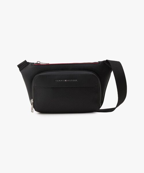 TOMMY HILFIGER(トミーヒルフィガー)の「セントラルウエストバッグ(ボディバッグ/ウエストポーチ・メンズ・ブラック・FREE)」の1枚目の写真