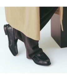 The Kenford Fineshoes（ケンフォードファインシューズ）の「EMBOSSED LOAFERS BLACK PAISLEY（ローファー）」