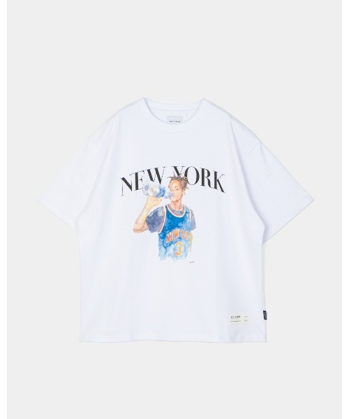 APPLEBUM(アップルバム)の「“New York”T-shirt(Tシャツ/カットソー・メンズ・ホワイト・XX-LARGE/X-LARGE/LARGE/MEDIUM)」の1枚目の写真