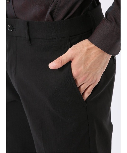 TAKA-Q(タカキュー)の「パンツ メンズ ストレッチ スリム トラウザー テーパード ヘリンボン クロスストレッチ(チノパンツ・メンズ・グレー系その他2/ブラック・S/MEDIUM/LARGE/3L/X-LARGE/2S)」の17枚目の写真