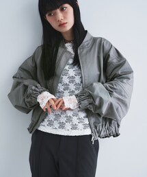 CODE A（コードエー）の「【Re】satin bomber jacket（ブルゾン）」