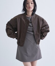 CODE A（コードエー）の「【Re】satin bomber jacket（ブルゾン）」