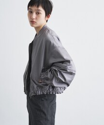CODE A（コードエー）の「【Re】satin bomber jacket（ブルゾン）」