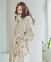 mysty woman | 3WAYカラーショートコート 911096(トレンチコート)