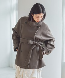 mysty woman | 3WAYカラーショートコート 911096(トレンチコート)
