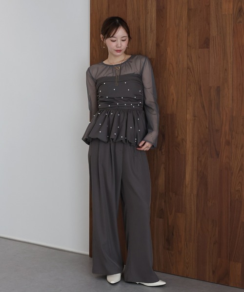 BLUEEAST｜ブルーイーストのパンツドレス（ワイド・ルーズ）通販
