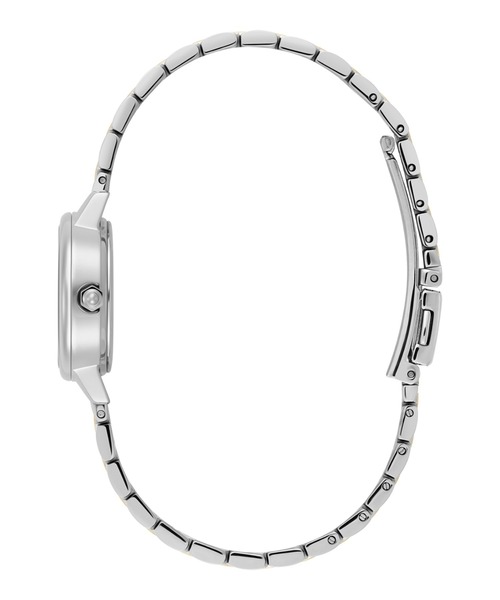 OLIVIA BURTON(オリビアバートン)の「「OLIVIA BURTON/オリビアバートン」クラシック - ミニ ホワイト&シルバー ゴールド ブレスレット(アナログ腕時計・レディース・シルバー×ゴールド・FREE)」の9枚目の写真