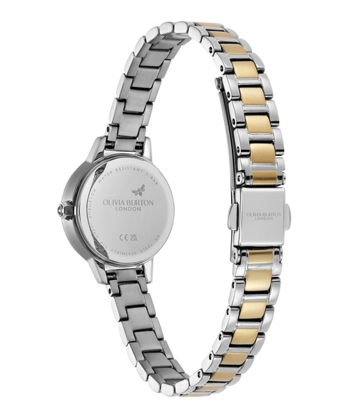 OLIVIA BURTON(オリビアバートン)の「「OLIVIA BURTON/オリビアバートン」クラシック - ミニ ホワイト&シルバー ゴールド ブレスレット(アナログ腕時計・レディース・シルバー×ゴールド・FREE)」の10枚目の写真
