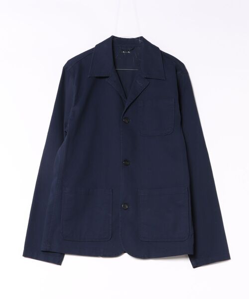 MICHAEL KORS(マイケルコース)の「コットン & リネンブレンド チョアコート(カバーオール・メンズ・ブルー系・S/L/XL)」の1枚目の写真