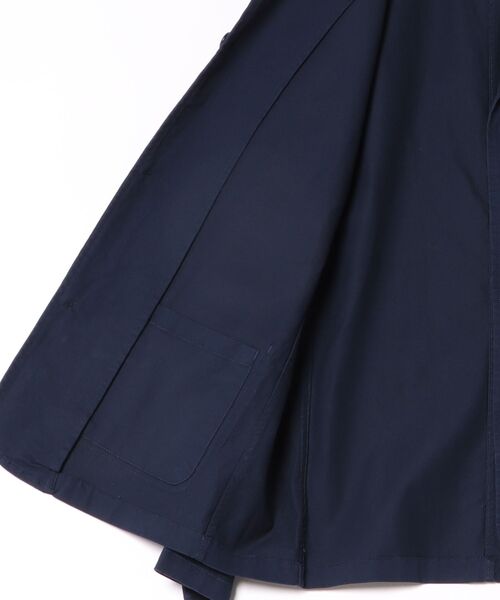 MICHAEL KORS(マイケルコース)の「コットン & リネンブレンド チョアコート(カバーオール・メンズ・ブルー系・S/L/XL)」の2枚目の写真
